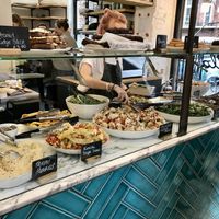 So much delicious food!  at Plants by Deliciously Ella in London