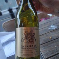 White wine at Plants by Deliciously Ella in London