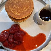 Vanilla pancakes   at Plants by Deliciously Ella in London