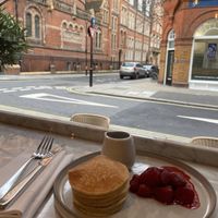 Delicious pancakes but quite small  at Plants by Deliciously Ella in London