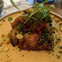 Fried 🍆 at Plants by Deliciously Ella in London