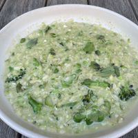 Spring risotto  at Plants by Deliciously Ella in London