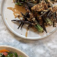 Okra  at Plants by Deliciously Ella in London