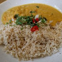 SWEET POTATO, CHICKPEA & PUMPKIN CURRY at Plants by Deliciously Ella in London