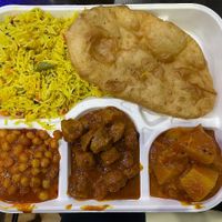Medium thali for £17 with chapati at HealthyWealthy in North London