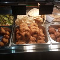 Samosas and pakoras at HealthyWealthy in North London