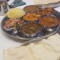 King sized thali to share at HealthyWealthy in North London