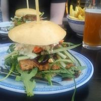 vegan teriyaki burger at Grilly Idol in Hamburg