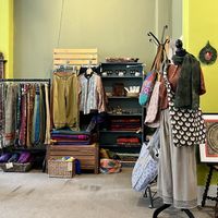 Fair trade clothing   at Santosa Wellness Centre Cafe in Edinburgh