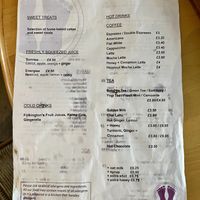 Menú   at Santosa Wellness Centre Cafe in Edinburgh