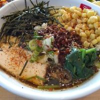 Hippie Ramen (Vegan) extra Noodles and extra Tufo 🔥 at Tatsu Ramen - Melrose in Los Angeles