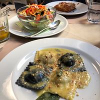 Seriously the best ravioli you will ever eat!  at La Tecia Vegana in Venice