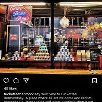 Re the social media stuff in previous reviews   at Fuckoffee in South East London