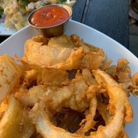 Fried Onion Rings at The Arbor in Vancouver