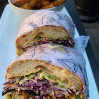 Southern Fried Artichoke Wrap at The Arbor in Vancouver