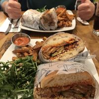 Tempeh Sandwich  at The Arbor in Vancouver