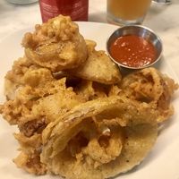 Onion rings at The Arbor in Vancouver