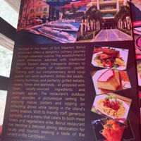 Menu  at Beirut SXM  in Simpson Bay