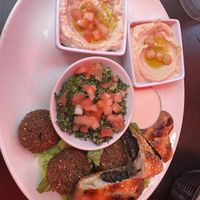 Vegan platter   at Beirut SXM  in Simpson Bay