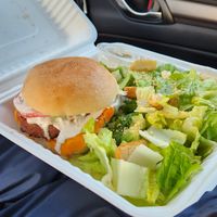 Mediterranean Burger at The Lemon Tree in St Catharines