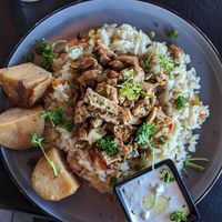 Mushroom chicken plate 😋 at The Lemon Tree in St Catharines
