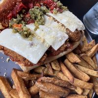 Chicken parm sandwich   at The Lemon Tree in St Catharines