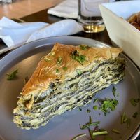 Spinach pastry  at The Lemon Tree in St Catharines