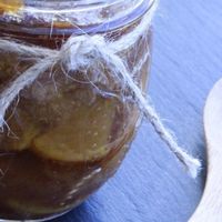 vegan gluten free peach cobbler in a jar. at Caked Up in Rancho Cucamonga