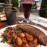 Wrap de Yakimeshi at Paraíso Vegano in Mexico City