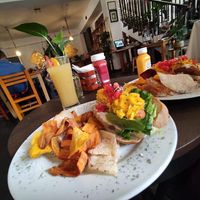 Hot dog jumbo   at Paraíso Vegano in Mexico City