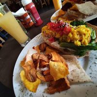 Hot dog jumbo  at Paraíso Vegano in Mexico City