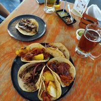Tacos at Paraíso Vegano in Mexico City