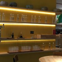 Filtered cold water taps & jug station  at Sopa - Provenca in Barcelona