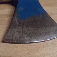 happy chopping at Frankfurter Schärfservice in Frankfurt