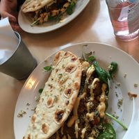 Amazing vegan pita with falafel! at McNab's in Barnard Castle