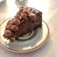 Torta de Cacao at Mestizo Vegano in Bogota