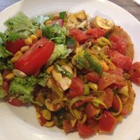 Patacon  at Mestizo Vegano in Bogota