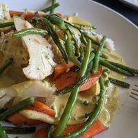 Coconut curry vegetables at River City Grill in Yuma