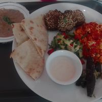Traditional Egyptian breakfast at Osana Wholefood Restaurant in Cairo