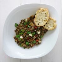 Salad at Osana Wholefood Restaurant in Cairo