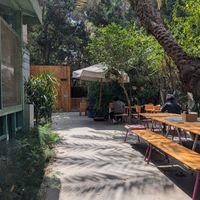 outside seating at Osana Wholefood Restaurant in Cairo