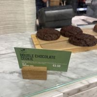 Vegan chocolate cookie   at AMS - LEON in Schiphol