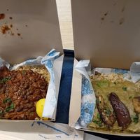 Black been and Thai curry at AMS - LEON in Schiphol