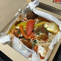 Falafel box  at AMS - LEON in Schiphol