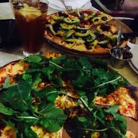 Col'Cacchio vegan Margarita with added toppings at Col' Cacchio Pizzeria in Pretoria