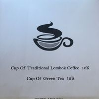 Menu at Gili Bliss in 