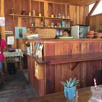 Kitchen, aaaand you sit around, which would be very cool, if they had more vegan stuff at Gili Bliss in 