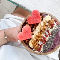 Smoothie bowl 👌🏾 at Gili Bliss in 