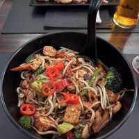 Vegetable Chilli Noodle Stir Fry  at Nippon Kitchen in Glasgow