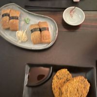 Nigiri & Sweet Potato Karokke  at Nippon Kitchen in Glasgow